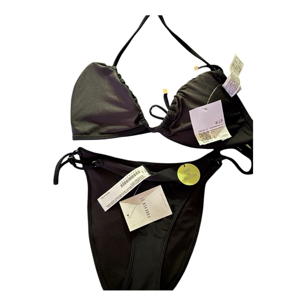 Black Triangle Bikini Set